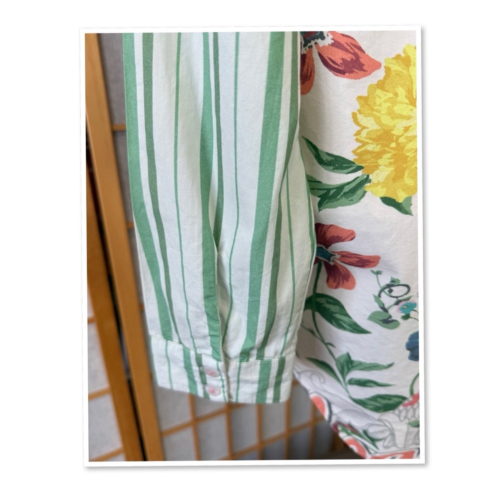 Anthropologie Poplin Long-Sleeve Button-Down Shirt - Picture 8 of 16